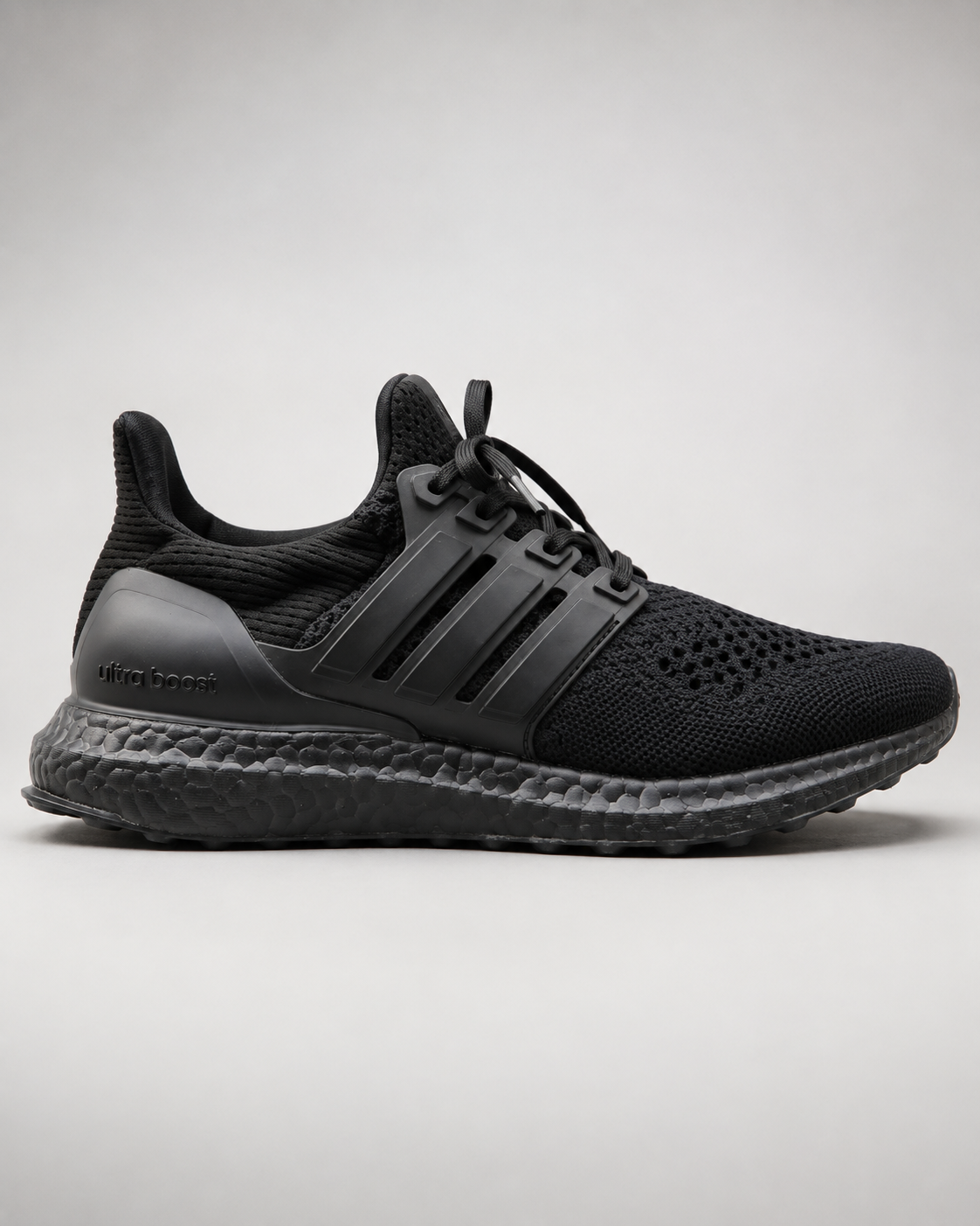Men’s Triple Black Knit Running Sneakers