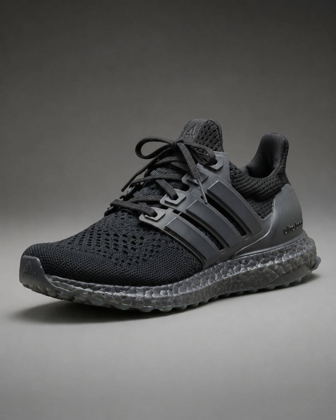 Men’s Triple Black Knit Running Sneakers