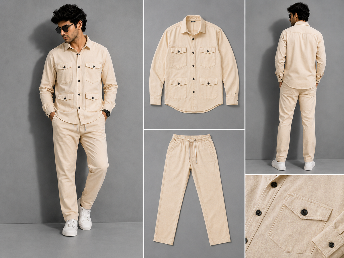Hunting 4 Pocket Shirt & Pant Co-ord Set