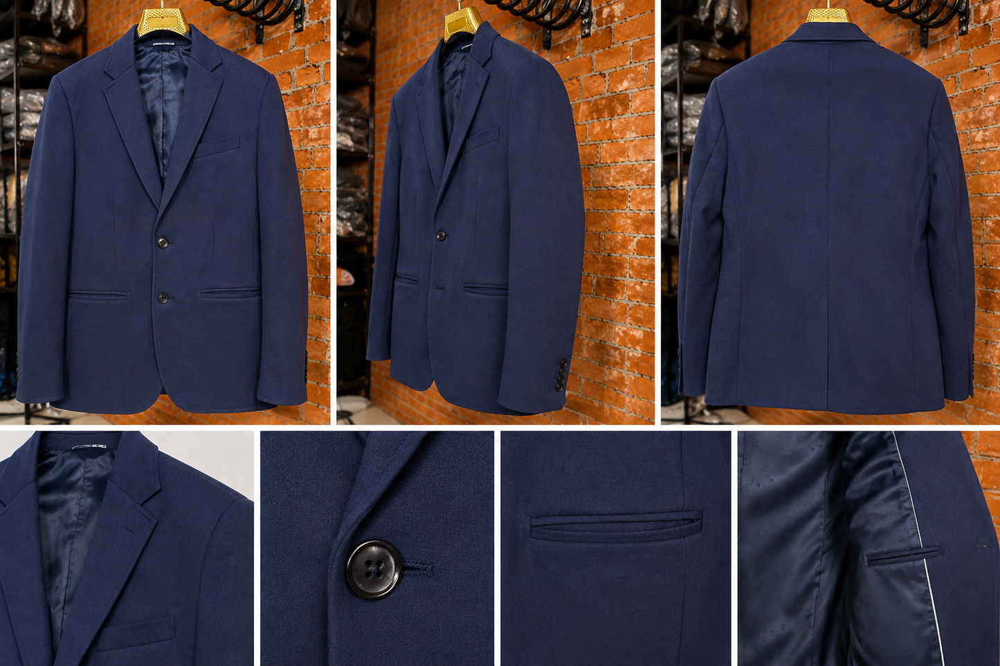 Men's Royal Blue Solid Blazer | Stylish Formal & Party Wear Blazer