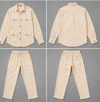 Hunting 4 Pocket Shirt & Pant Co-ord Set