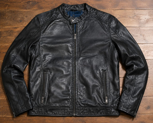 Premium Black Leather Jacket