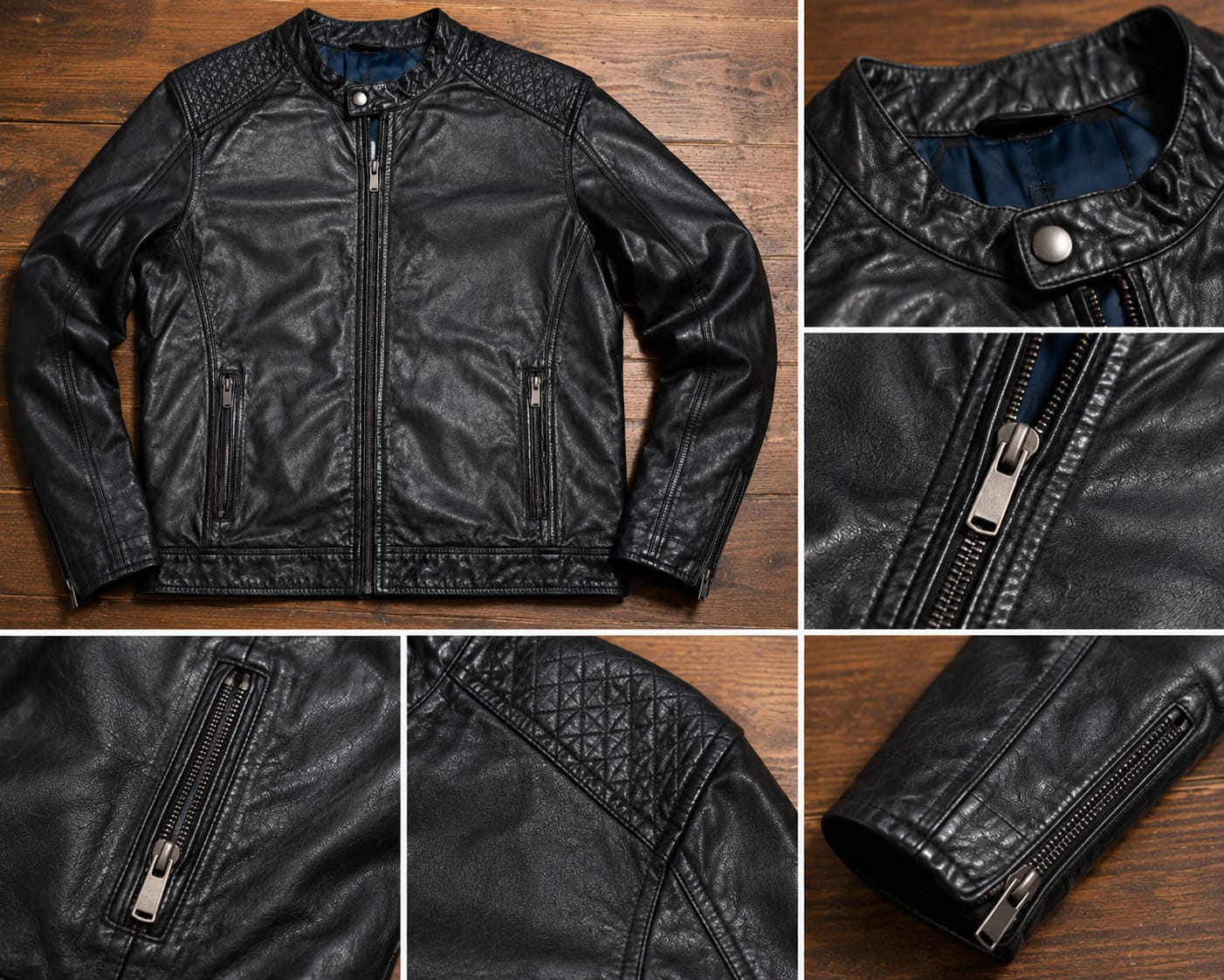 Premium Black Leather Jacket